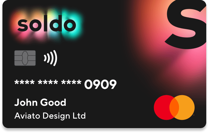 Soldo physical plastic prepaid cards