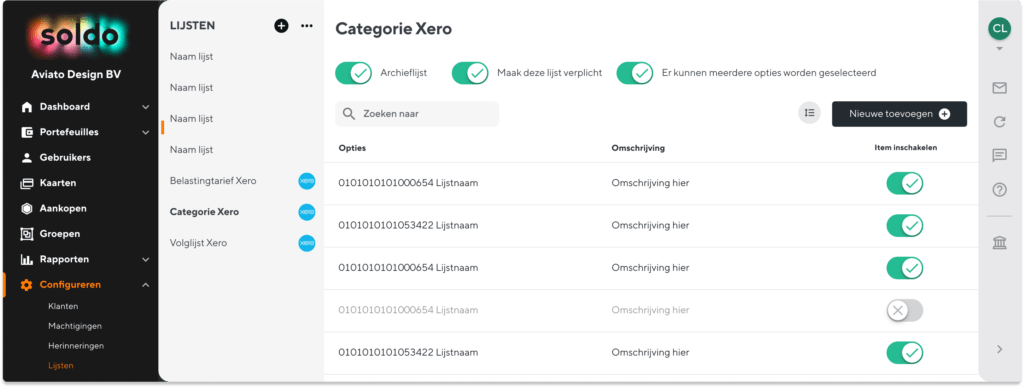 Soldo integratie met boekhoudsoftware zoals Xero, QuickBooks en NetSuite