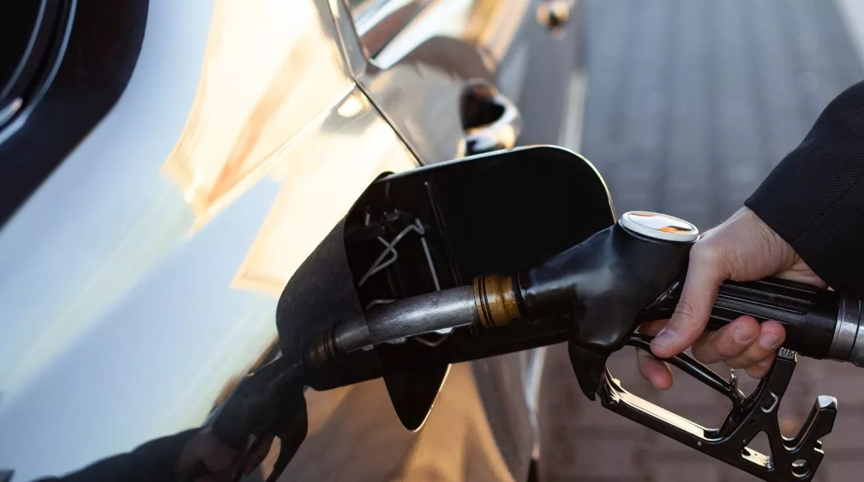 Anonymous man filling his car with fuel