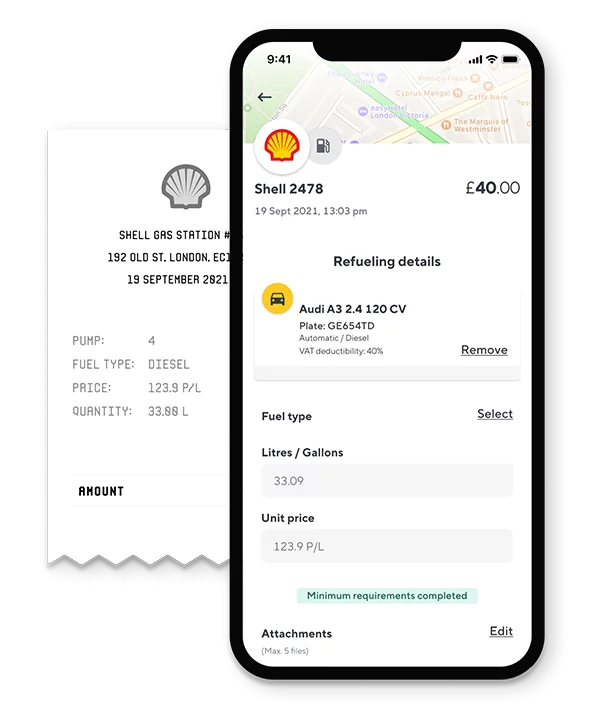 soldo fuel card solutions with mobile app receipt capture