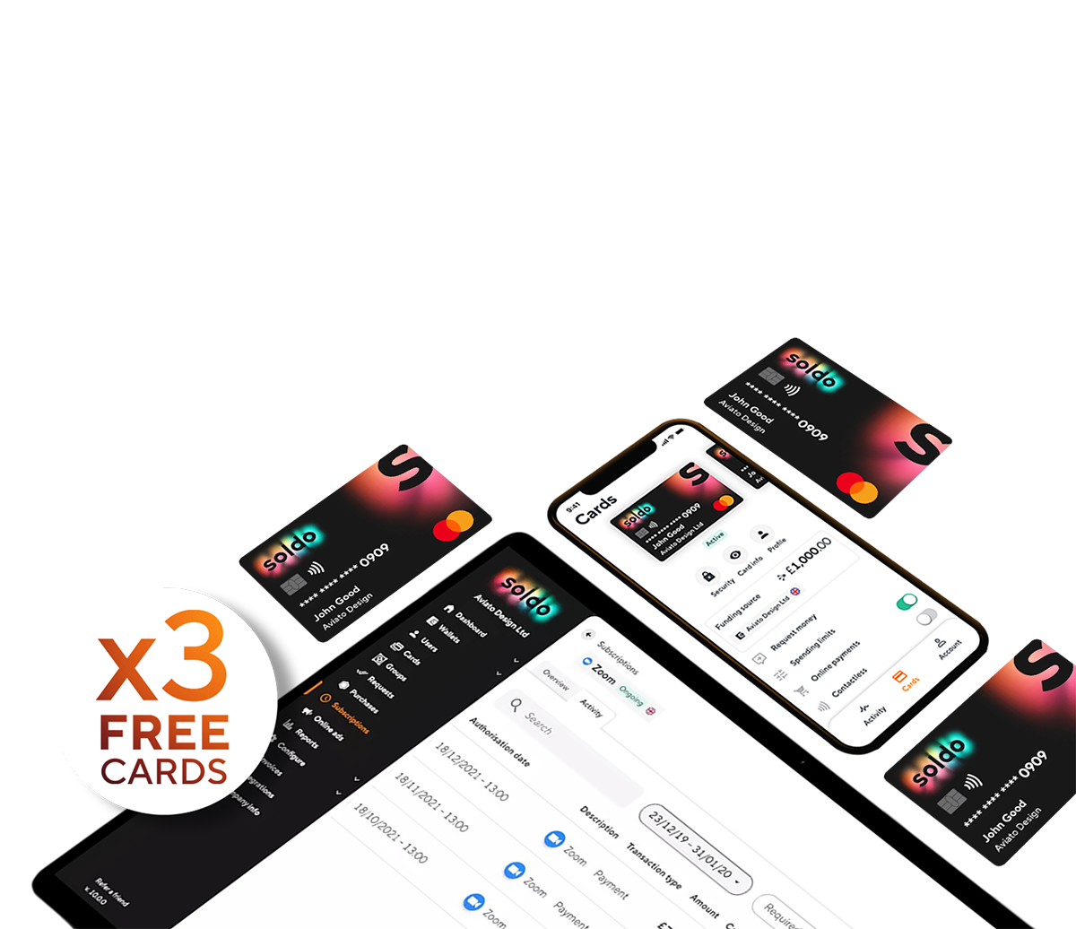 The Prepaid Business Card That Enables Employees to Spend Soldo