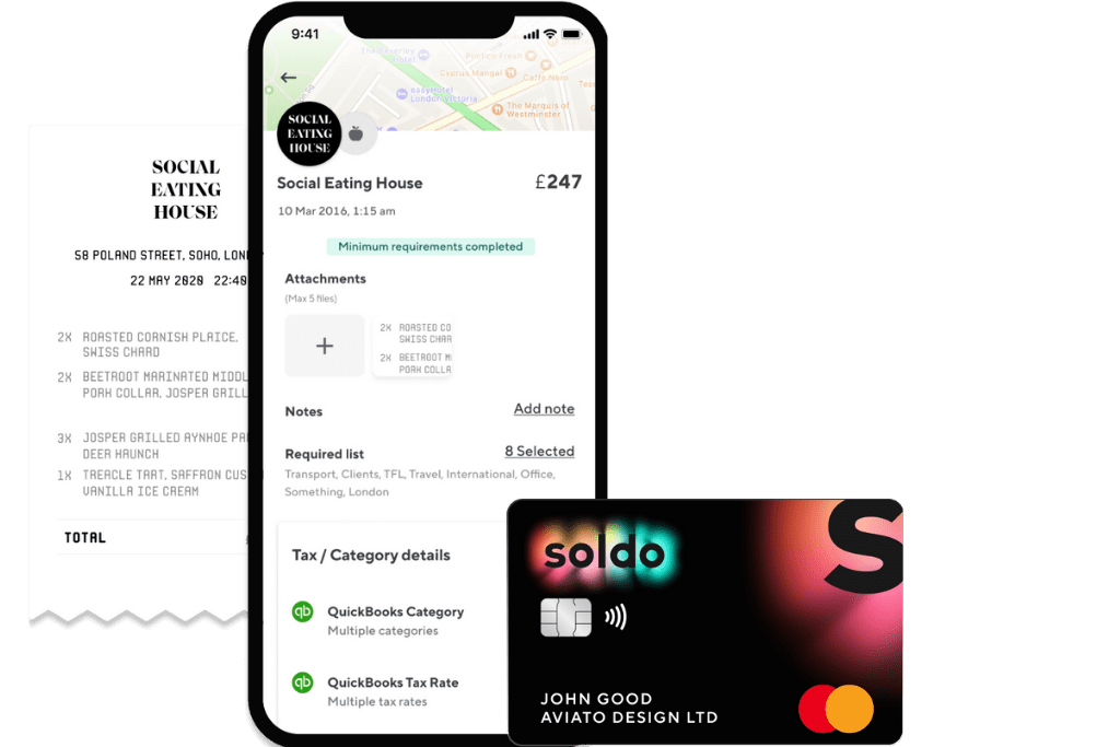 Soldo card and Quickbooks