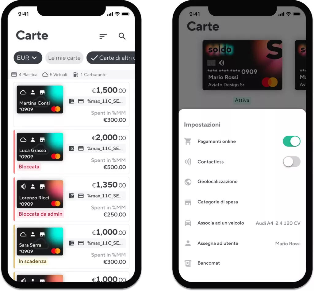 Carte di credito aziendali o carte prepagate? Regole e impostazioni