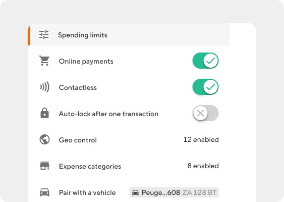 Easy expenses, controlled company spend
