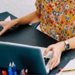 woman on laptop