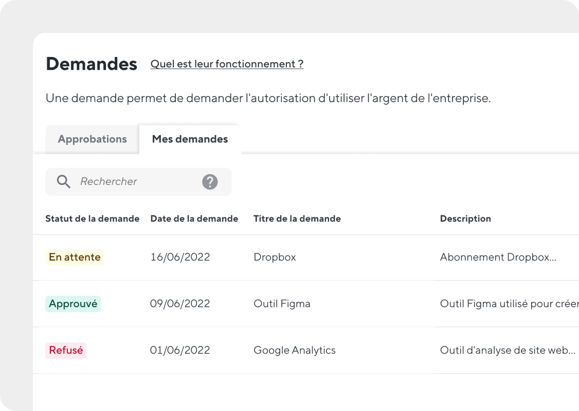 Approuvez et validez facilement les dépenses
