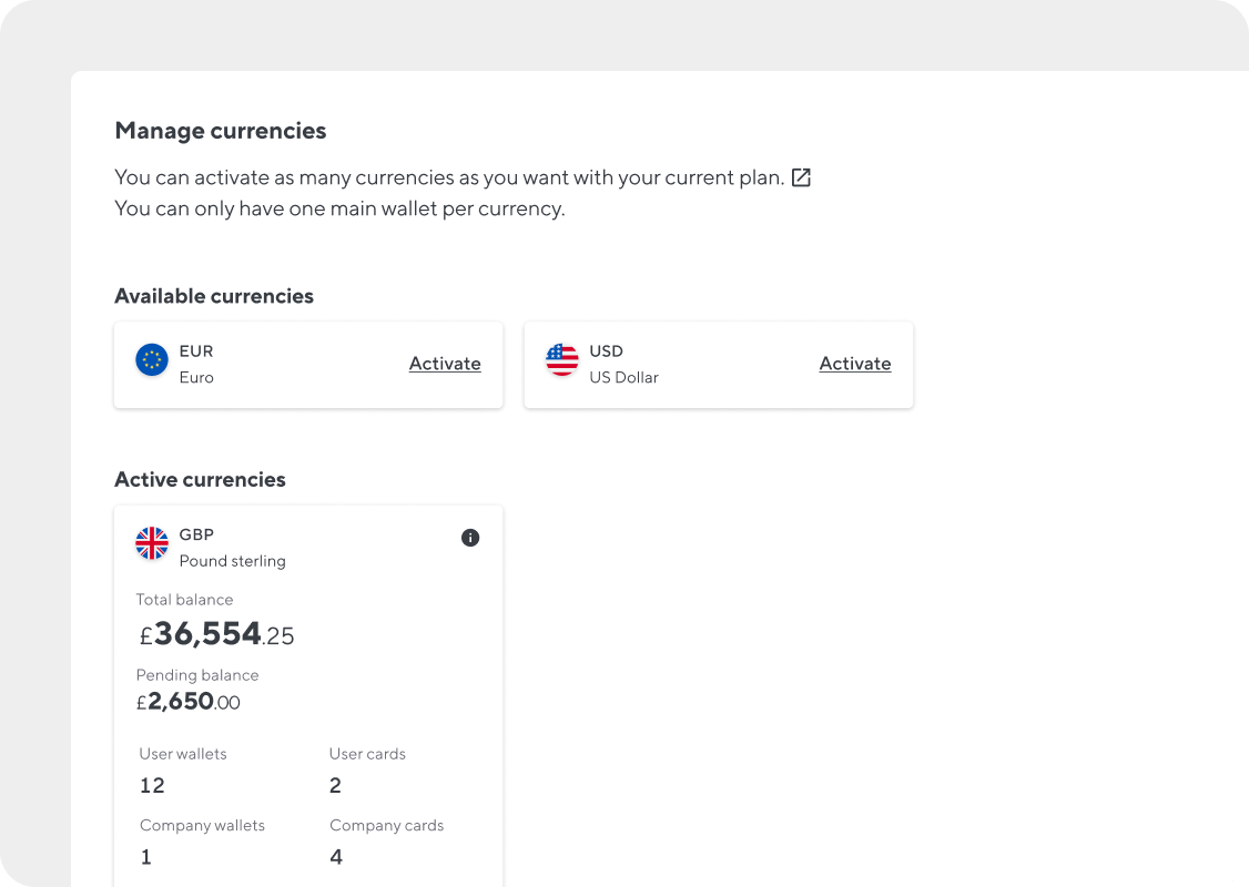 Tackle spending in multiple currencies