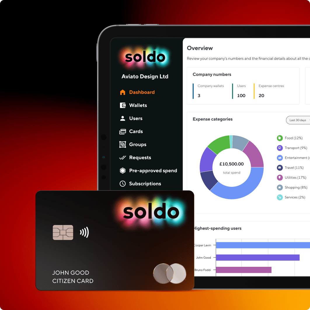 Soldo dashboard