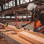 Construction worker working onsite