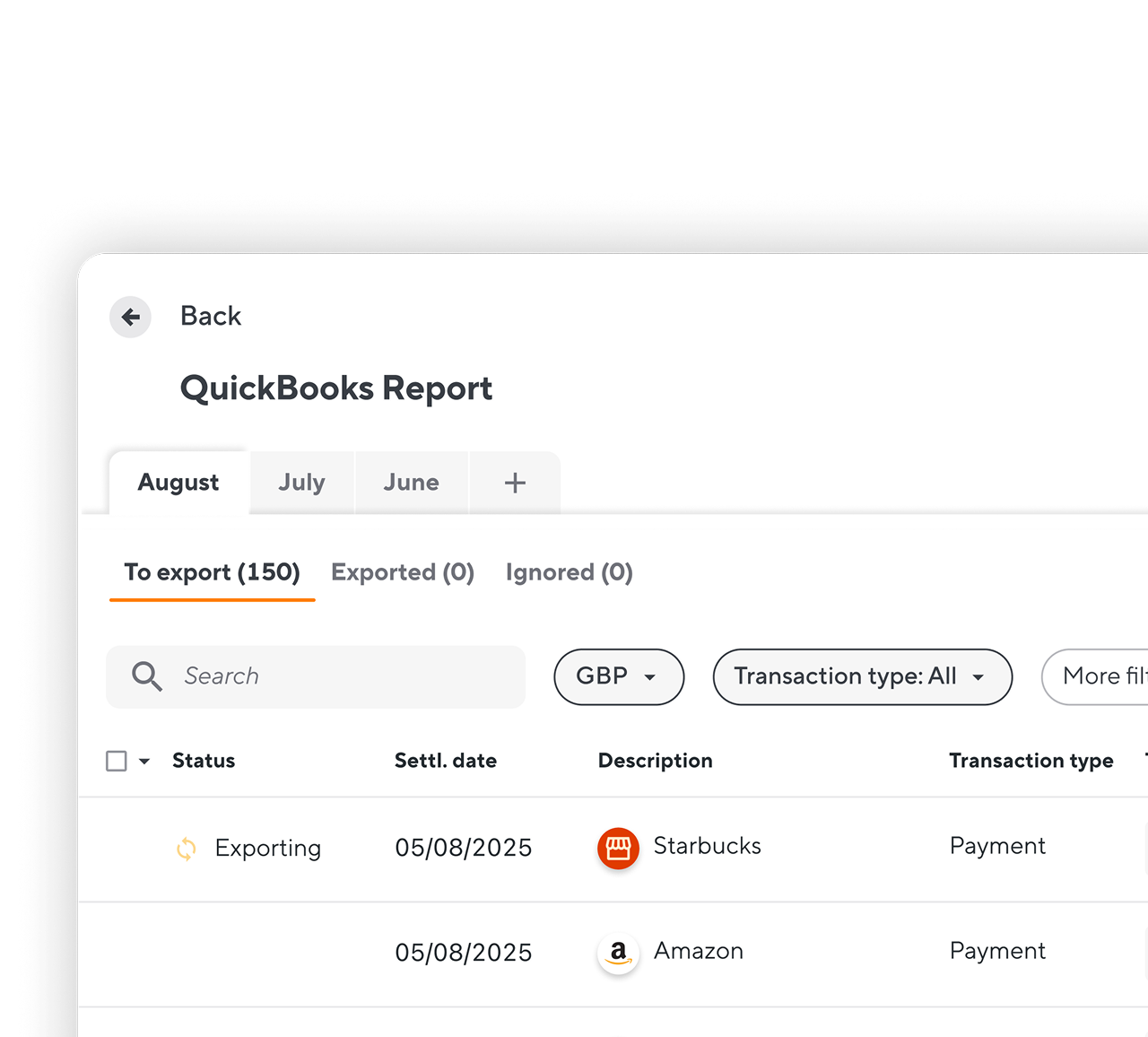 One-click validation