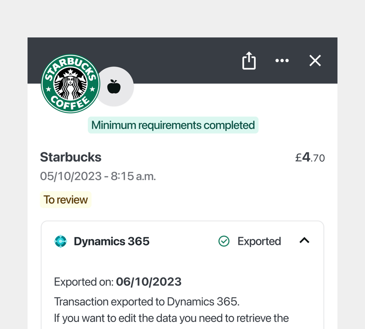 Simple expense sharing