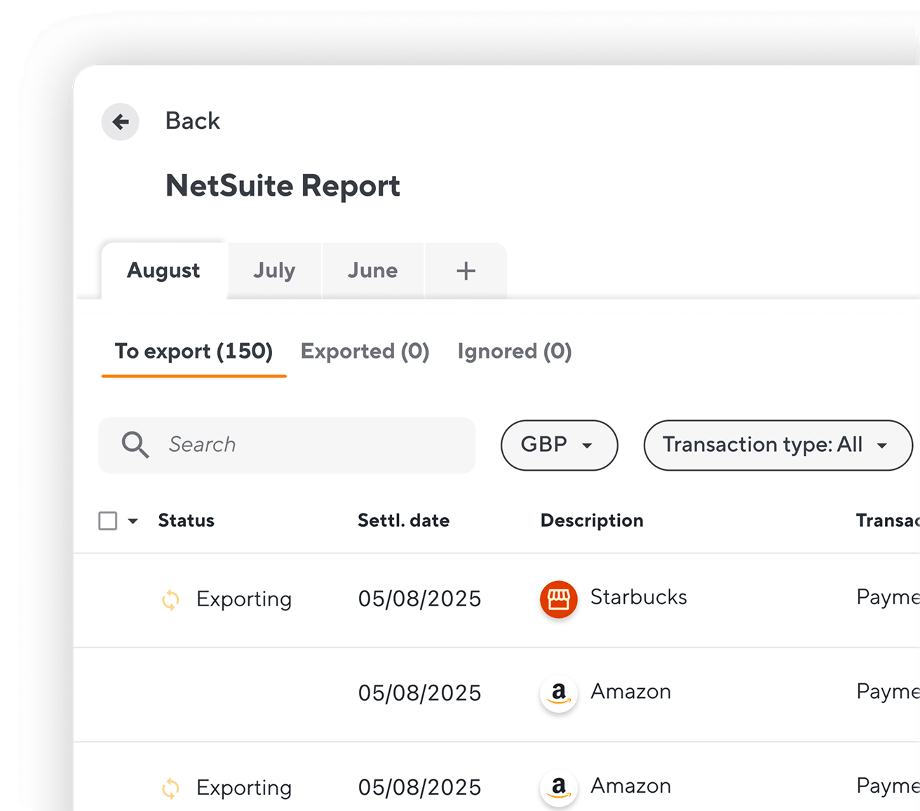 Simple reporting