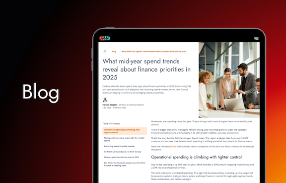 Menu - Spend Trends