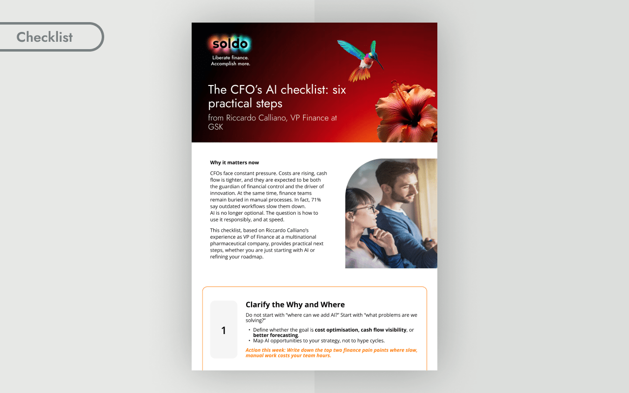 The CFO’s AI checklist