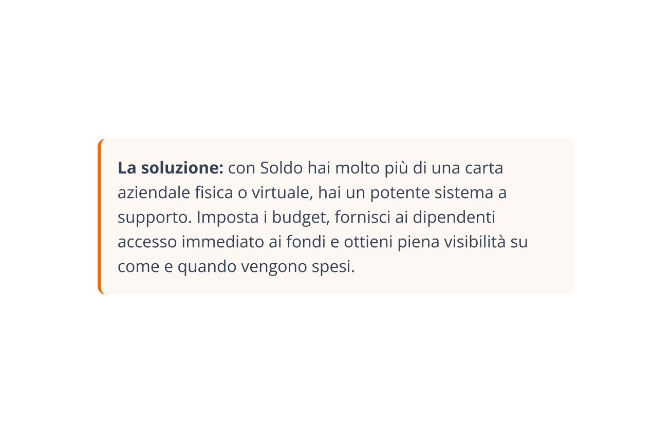 Gestisci le spese di viaggio e rappresentanza (T&E)