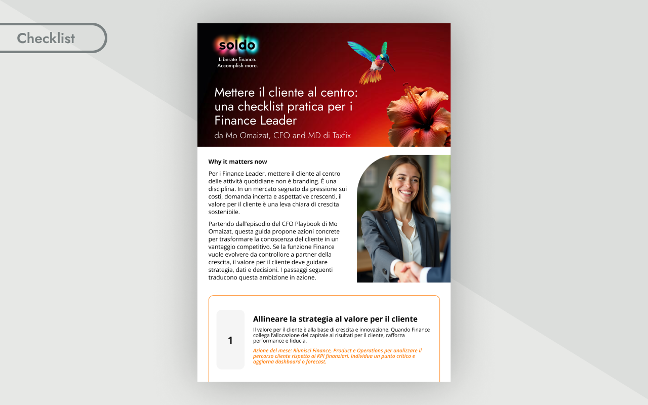 Mettere il cliente al centro