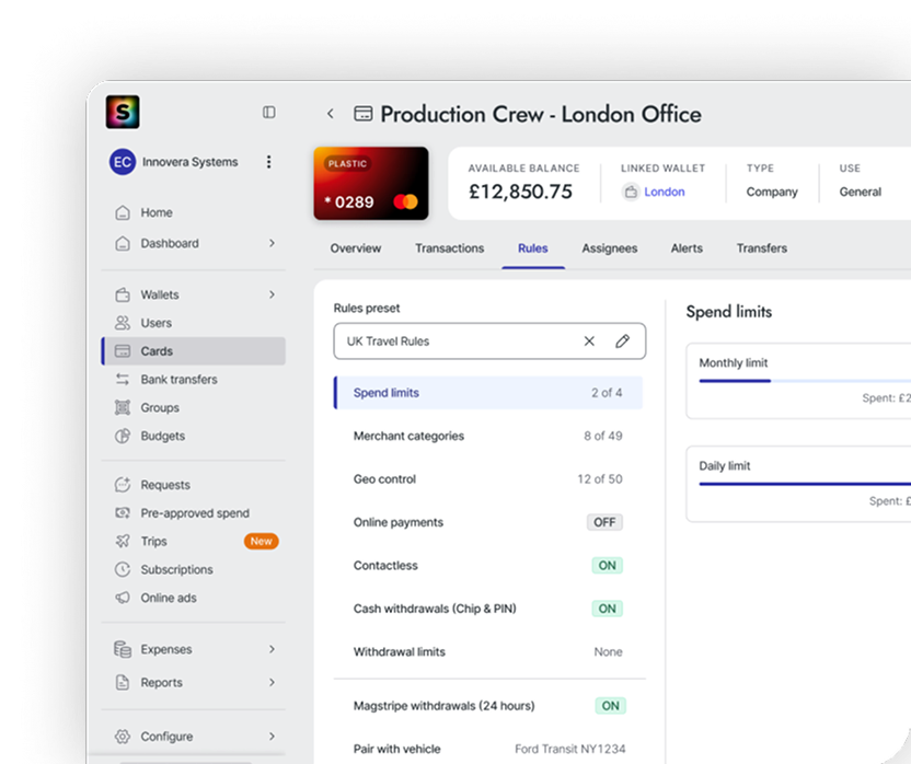 Proactive spend limits