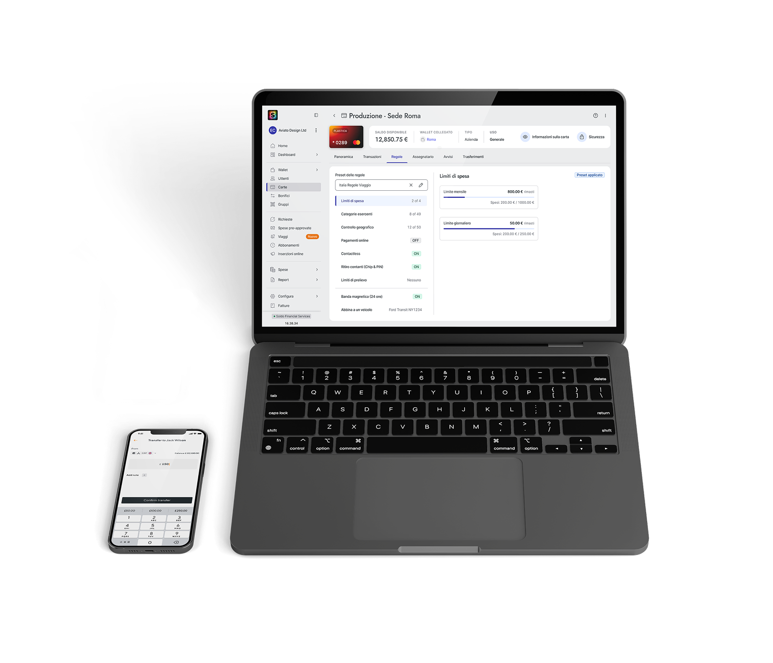 Controlla la spesa aziendale