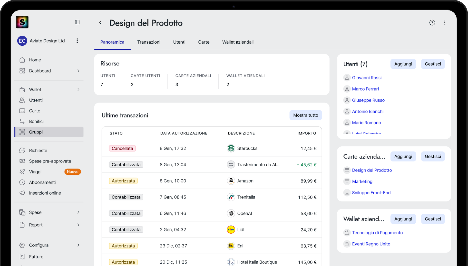Organizza la spesa in modo scalabile