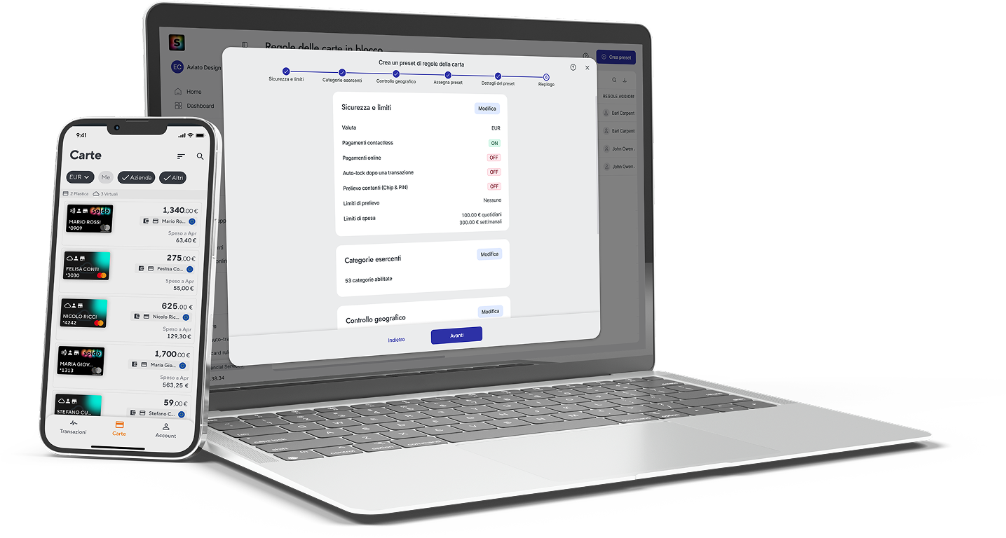 Gestisci le spese di team e business unit