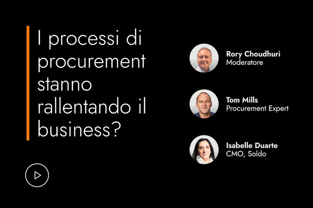 I processi di procurement stanno rallentando il business