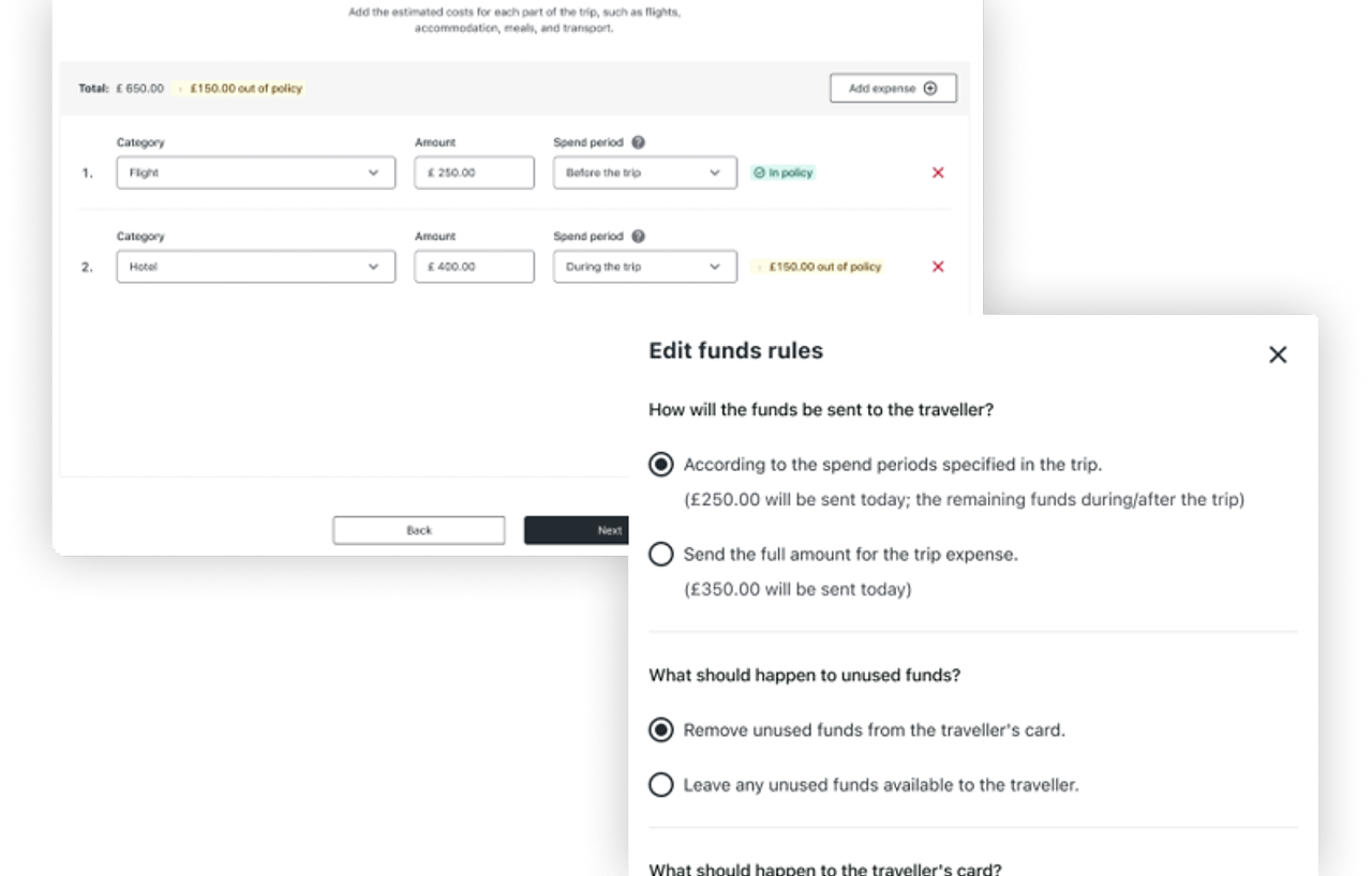 Trip-Aware Controls 