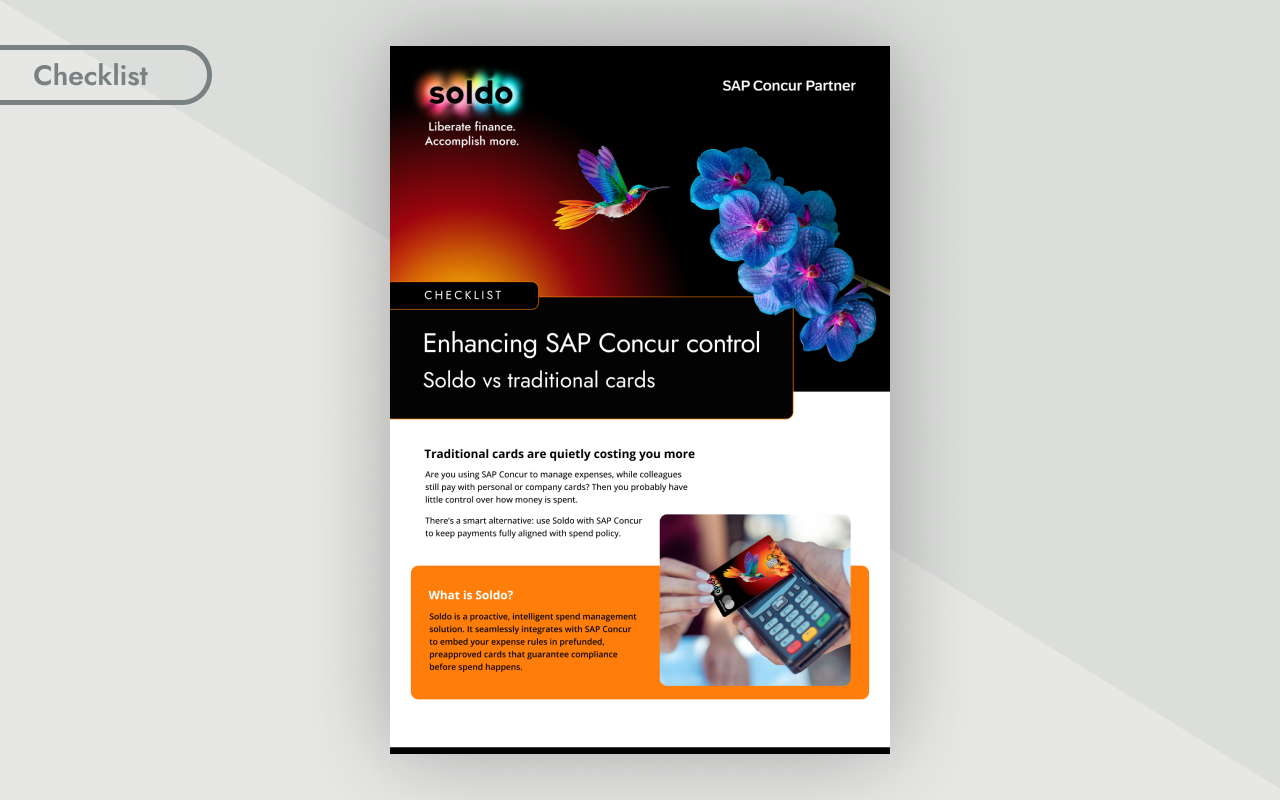 Enhancing SAP concur control