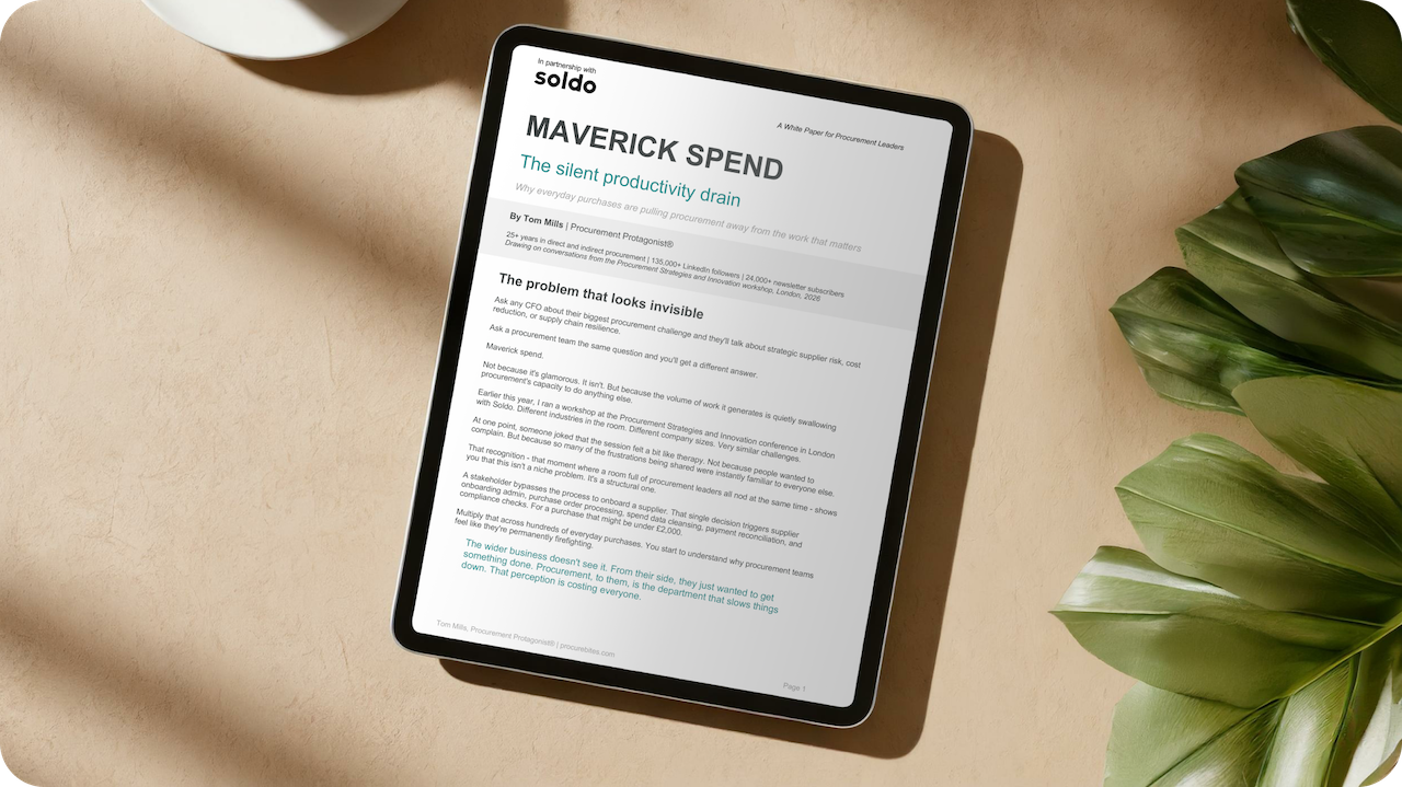 Maverick spend: the silent productivity drain