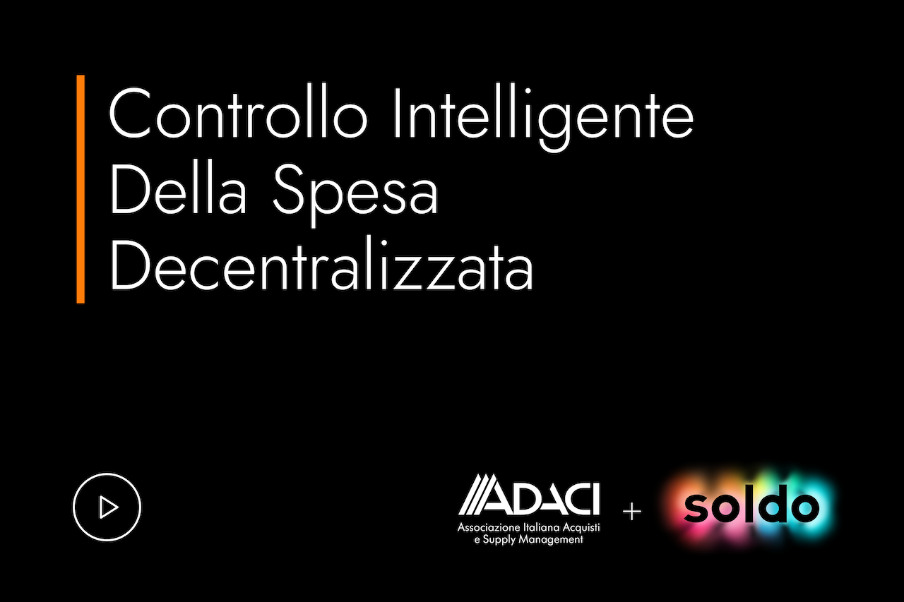 Controllo intelligente della spesa decentralizzata 