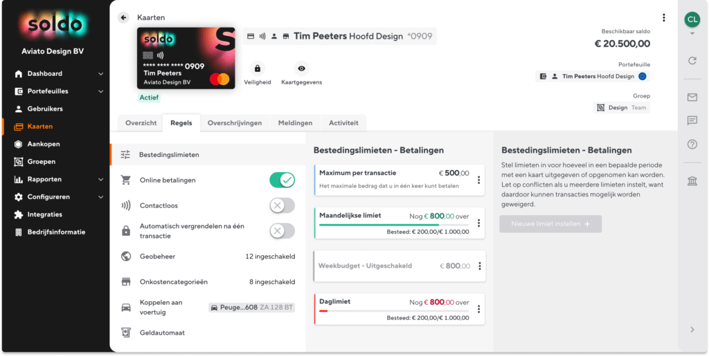 Zakelijke uitgaven beheren met Soldo