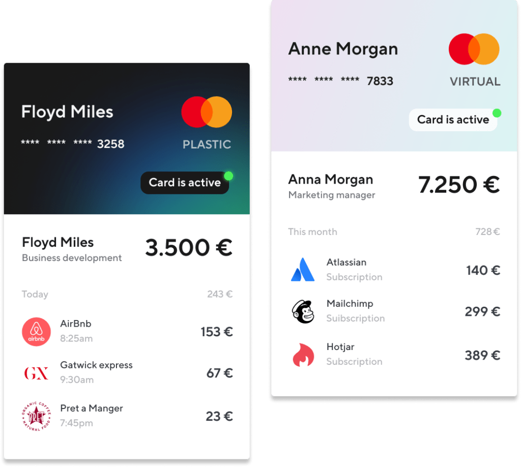 employee cards start-ups scale-ups