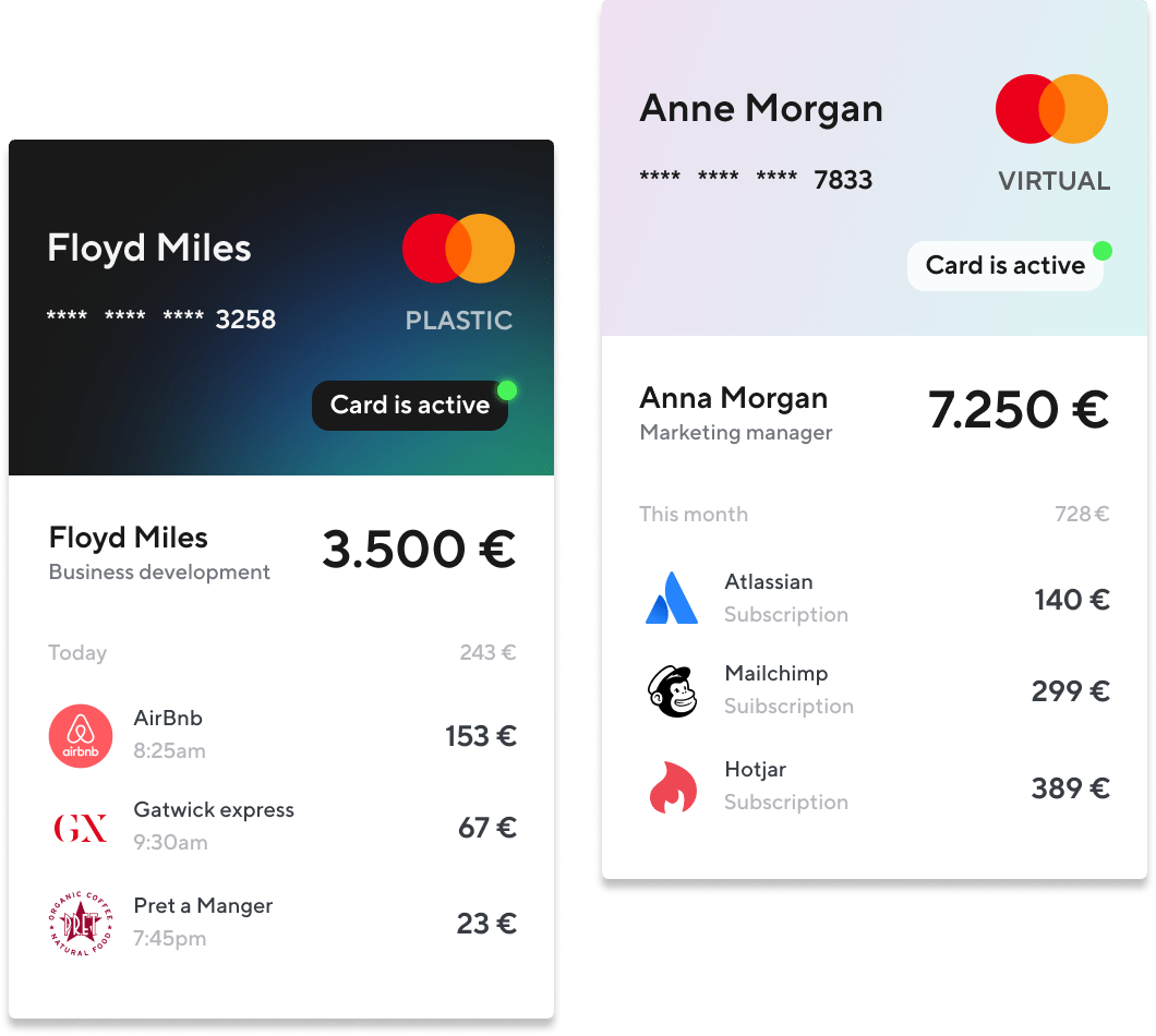 employee cards start-ups scale-ups